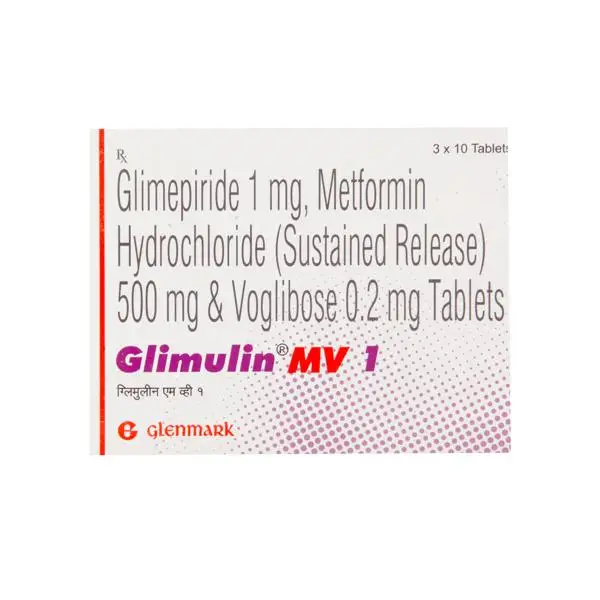 Glimulin MV 1 Tablet ER